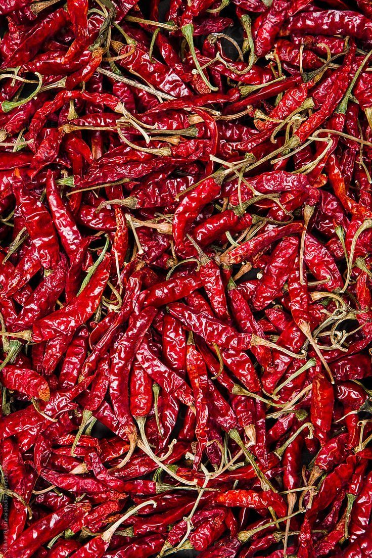 Whole dried chili (Capsicum frutescens) 
